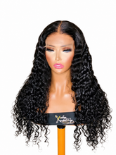 Load image into Gallery viewer, Jessica curly wig on white background – front view