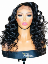 Load image into Gallery viewer, Olivia wavy wig on white background – alternate-front view