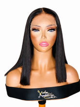 Load image into Gallery viewer, Jocelyne straight bob wig on white background – front view
