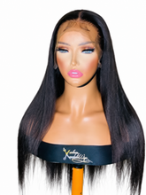 Load image into Gallery viewer, Kamari straight wig on white background – front view
