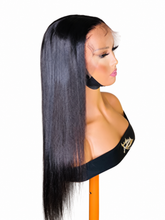 Load image into Gallery viewer, Kamari straight wig on white background – side view
