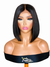 Load image into Gallery viewer, Kim straight bob wig on white background – front view
